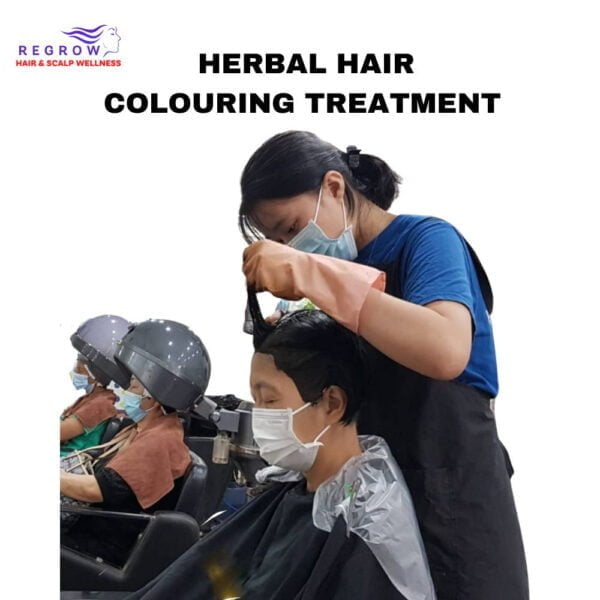 Regrow Herbal Hair Colouring for Woman Hair Dye + Scalp Treatment Service [eVoucher]