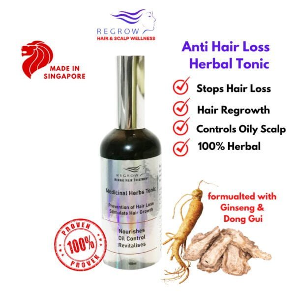 60 Minutes Herbal Medicinal Intensive Anti Hair Loss Treatment WOMEN ONLY