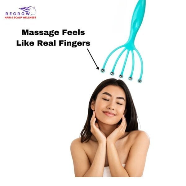 Regrow Hair Scalp Massager Scratcher - Relieves Stress & Improves Blood Circulation
