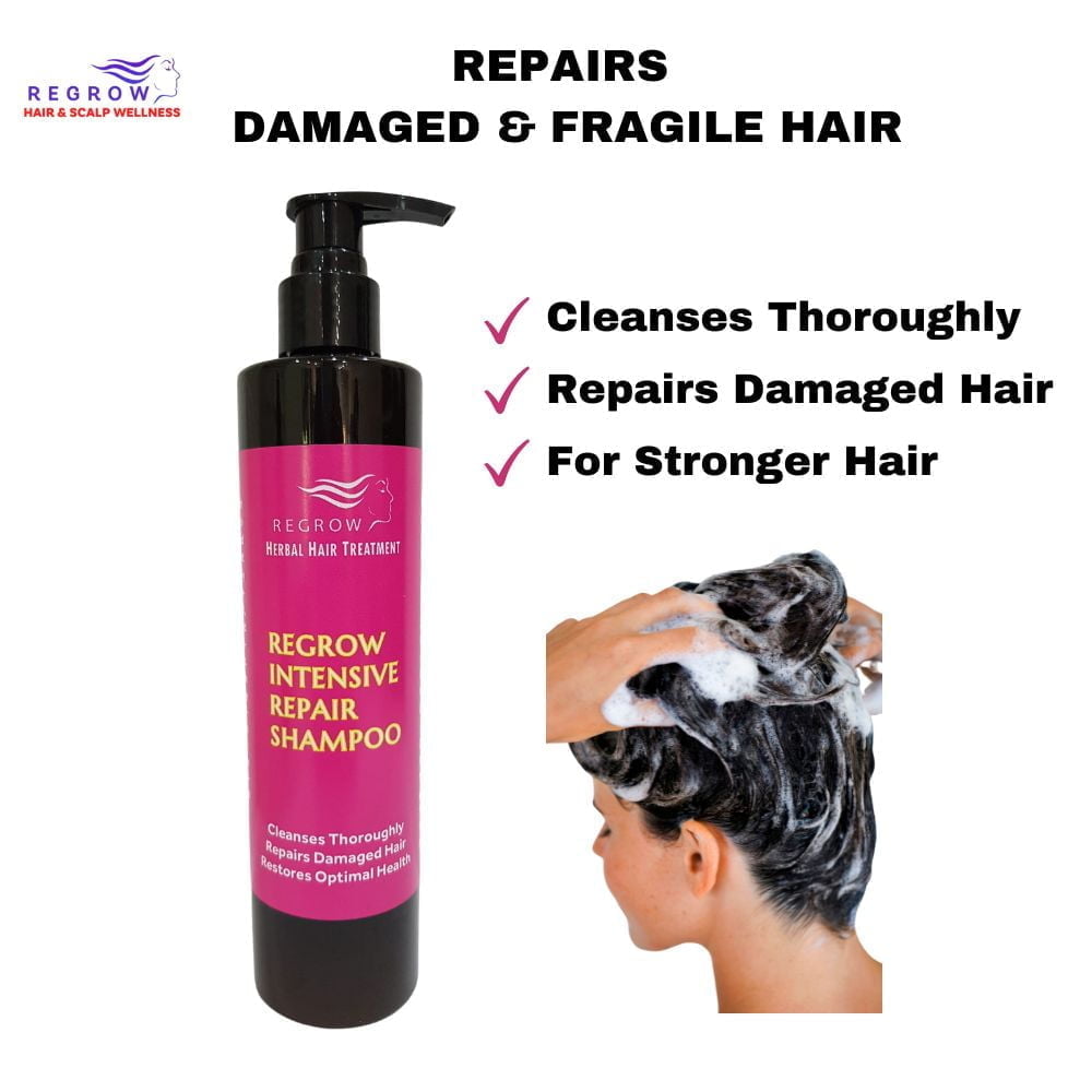 Regrow Intensive Repair Shampoo 300ml for Fragile Damaged Hair